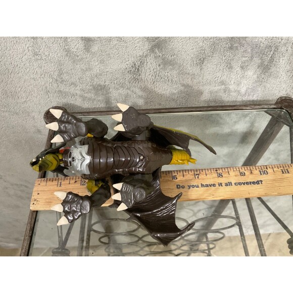 Mega Bloks D&D Knight dragon? works chest Green Orange horns chest lights. - Picture 11 of 12